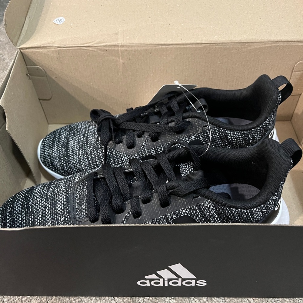 Adidas Black and White Sneakers